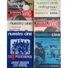 Lote De 8 Revistas Nuestro Cine