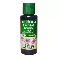 Tinta Acrílica Preto Fosca Acrilex Artesanato (60 Ml)