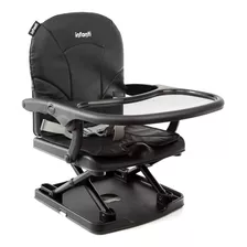 Cadeira Refeição Portátil Bebê Infanti Toast Preto 6m-15kg
