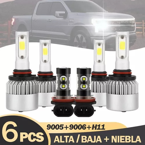 Kit Focos Led 9005+9006 Para Ford Five Hundred 2005-2007 Ford Five Hundred