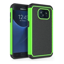 Funda Doble Para Samsung Galaxy S7 (5.1, 2016) Verde