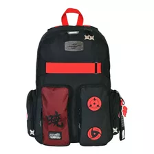 Mochila Naruto Itachi Para Laptop Edición Especial Color Negro Diseño De La Tela Poliéster