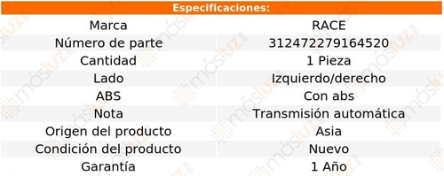 Junta Homocinetica Izq/der C/abs Acura Cl V6 3.2l 97/03 Race Foto 2