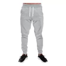 Calça Slim Moletom Lisa Sem Estampa Diversas Cores Moleton