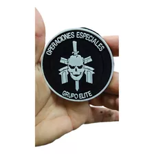 Parche Insignia Pvc Fuerzas Especiales Grupo Élite Calavera 