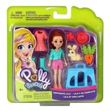 Polly Boneca Premium Lila Seu Coelhinho Original Mattel N F