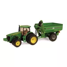 Tractor Ertl John Deere 8320 Con Tolva De Grano J & M