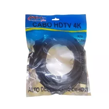 Cabo Hdmi Hdtv 4k 2.0 3 Metros 19 Pinos Para Smart Tv Game