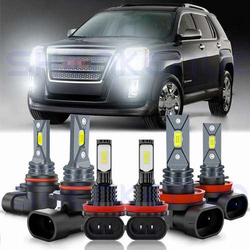 Kit De Faros Led 9005 H11 Para Gmc Terrain 2010-2014 2015 Foto 3