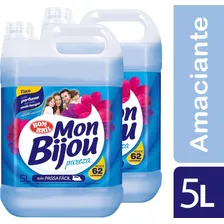 Kit 2 Amaciante De Roupas Mon Bijou Pureza 5l Envio Imediato