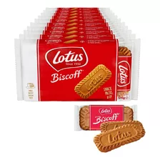 Biscoitos Belgas Lotus Biscoff 124g Pack De 160 Unidades