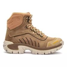 Bota Coturno Adventure Em Couro Legitimo ,palmilha Em Gel!