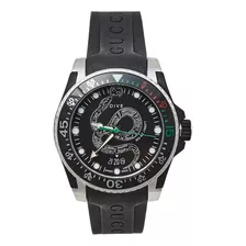 Reloj Gucci Black Stainless Víbora Snake Motif Dive Ya136323