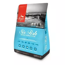 Alimento Orijen Six Fish Para Gato Todos Los Tamaños Sabor Mix De Pescado En Bolsa De 1.8kg