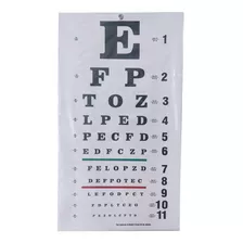 Cartilla Snellen Tabla Ocular Optotipo Pediatrica O Adulto
