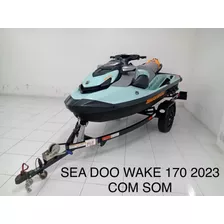 Jet Ski Sea Doo Wake 170 2023 Verde Com Som E Carreta