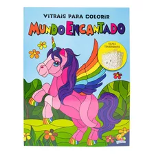 Livro Vitrais Para Colorir: Mundo Encantado