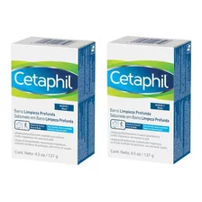 Kit 2 Sabonete Em Barra Cetaphil Limpeza Profunda - 127g Cd