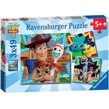 Set 3 En 1 Rompecabezas Ravensburger Disney Toy Story 4