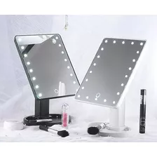 Led Mirror Espejo Cuadrado De Maquillaje , 16 Focos - Blanco