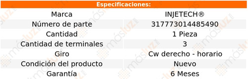 1- Sensor Tps Acelerador Ford Tempo V6 3.0l 92/94 Injetech Foto 2