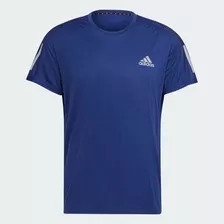 Camiseta adidas Own The Run Azul Masculino H34494