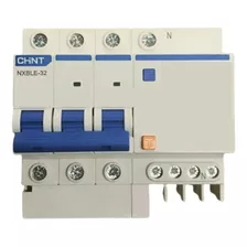 Chint Nxble-32 Breaker Riel Falla A Tierra 3 Polos+ N 32 Amp