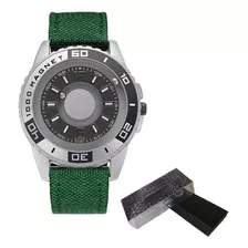 Eutour E025-2 Relógio Masculino De Nylon Com Bola Magnética