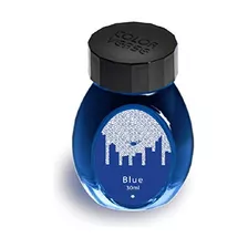 Tinta De Oficina Azul (30 Ml) Plumas Estilográficas