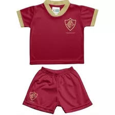 Camisa E Short Fluminense Bebê Grená - Torcida Baby Oficial