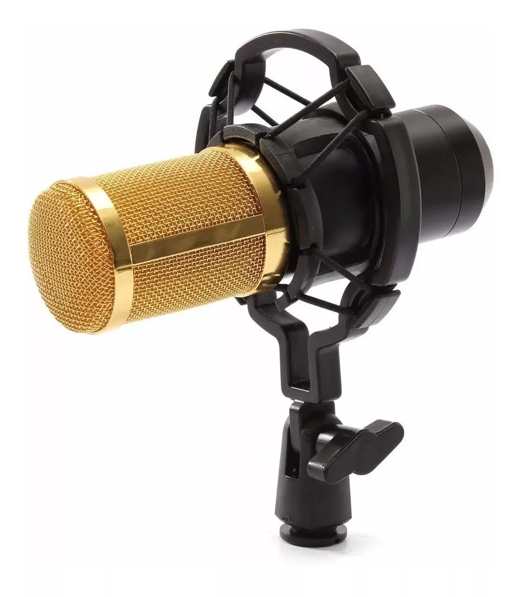 Microfone Estúdio Profissional Condensador Andowl Bm-800