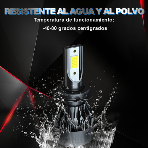 Para Bombillas De Faros Led Blancas Bmw Serie 1 2003-2013 H7 Foto 3