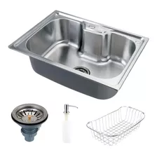 Pia Cuba Cozinha Gourmet Luxo Chaleur Com Acessórios Inox