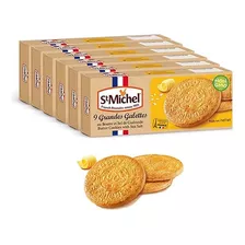 6x Biscoito Francês St Michel 20 Galettes Amanteigados 130g