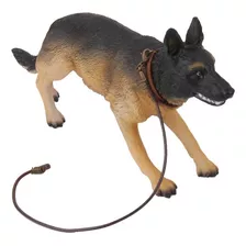 Modelo De Cão Pastor Simulado 1/6 Brinquedo De Cão Policial