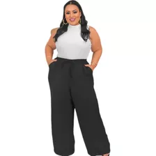 Calça Pantalona Feminina Plus Size G1 G2