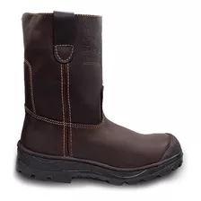 Bota De Seguridad Industrial Modelo 9850 Acero Marca Brava