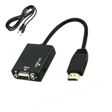 Conversor Hdmi Vga Com Áudio Adaptador Hdmi Para Vga P2