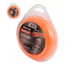 Hilo Dual P/desbrozadora En Blister 2.4mm X 12m - Naranja