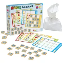  Bingo Jogo Infantil Letras E Palavras Alfabetização Jogo