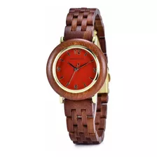 Reloj Mujer Bobo Bird Gt025 Cuarzo Pulso Marron