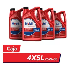 Aceite Para Motor Mobil 25w-60 Para Carros, Pickups & Suv De 4 Unidades X 20l / 5l