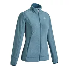 Casaco Blusa Fleece Térmica Com Ziper Feminina Quechua 