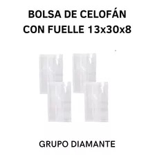 Bolsa De Celofán Con Fuelle De 2 Kg, 13x30x8 C/1000