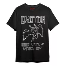 Led Zeppelin 1977 Playera Hombre Rott Wear 