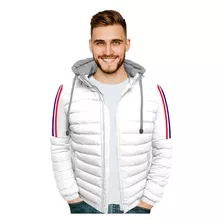 Chaqueta Acolchada Para Hombre Con Capota En Algodon 