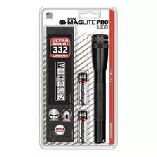 Linterna Led Maglite Mini Pro 332 Lumens 172mts +2 Pilas Aa Color De La Linterna Negro Color De La Luz Blanca