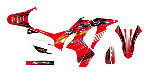 Calcomanias Stickers, Honda Crf 250 Rally 2017 Al 2020 Foto 2