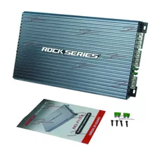 Amplificador De 4 Canales Clase A/b De 450 Watts Rms A 4 Ohm X 2, 1100 Watts Maximons Rock Series Modelo: Rks-p110.4 Color Cromo Oscuro