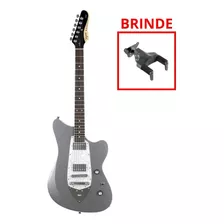 Guitarra Tagima Rocker Cosmos Serie Brasil Silver + Suporte